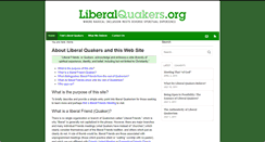Desktop Screenshot of liberalquakers.org